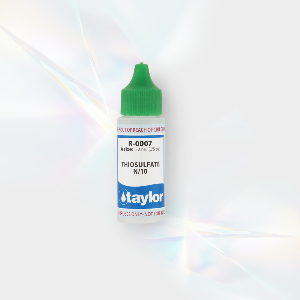 Thiosulfate N/10, .75 oz, Dropper Bottle, 24-pack