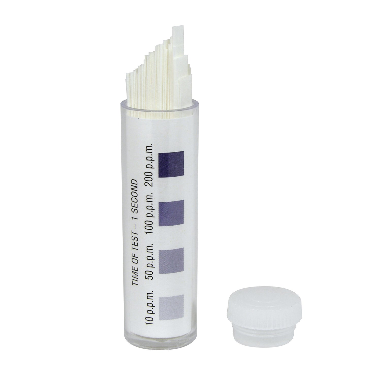 Test Paper, Chlorine, 10-200 ppm, 100 strips