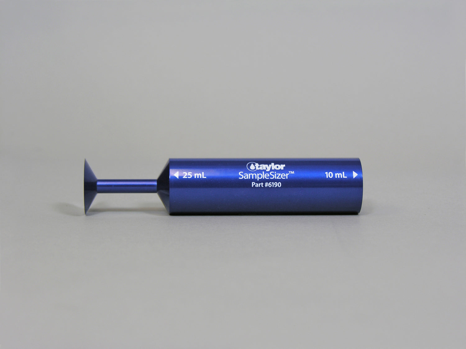 SampleSizer, 10 & 25 mL, anodized aluminum (for 9056, 9057, 9058, 9198)
