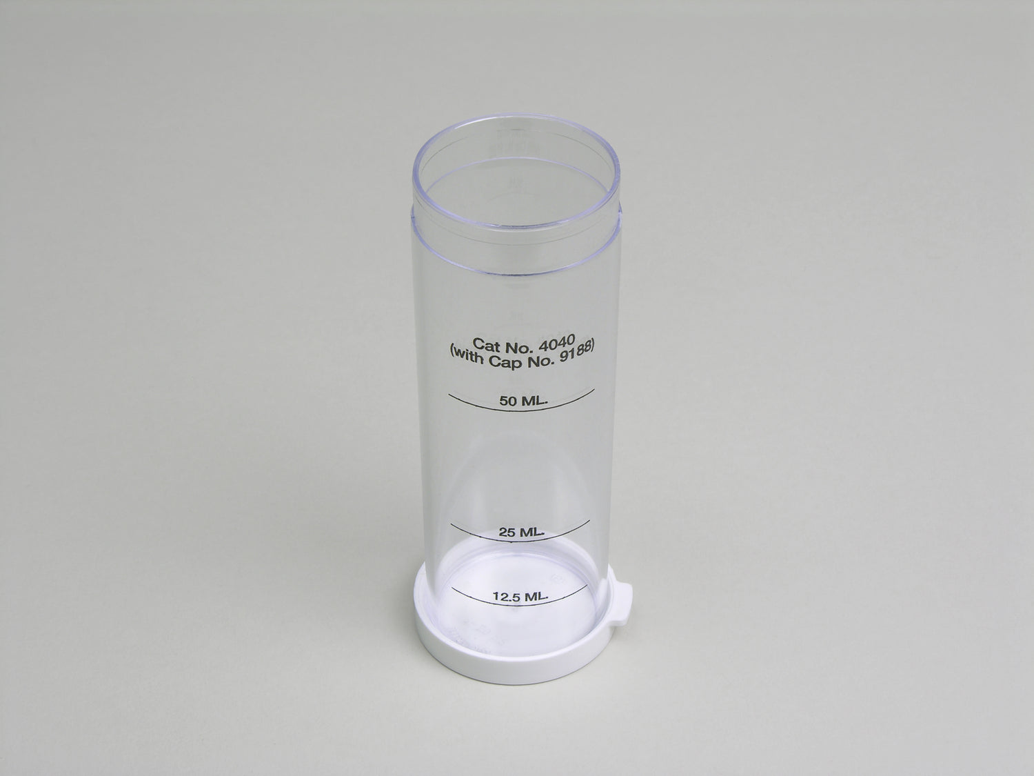 Sample Tube, Graduated (50 mL) w/ cap, plastic