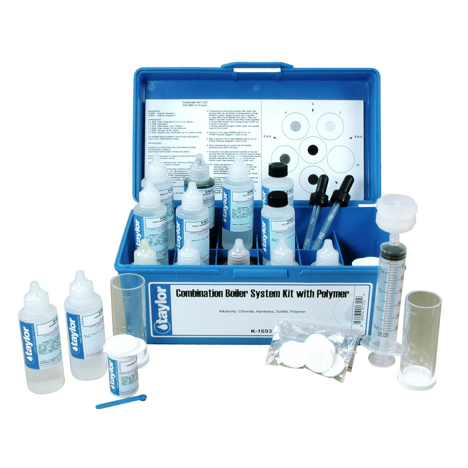 Boiler Systems, Alkalinity/Chloride/Hardness/Polymer/Sulfite