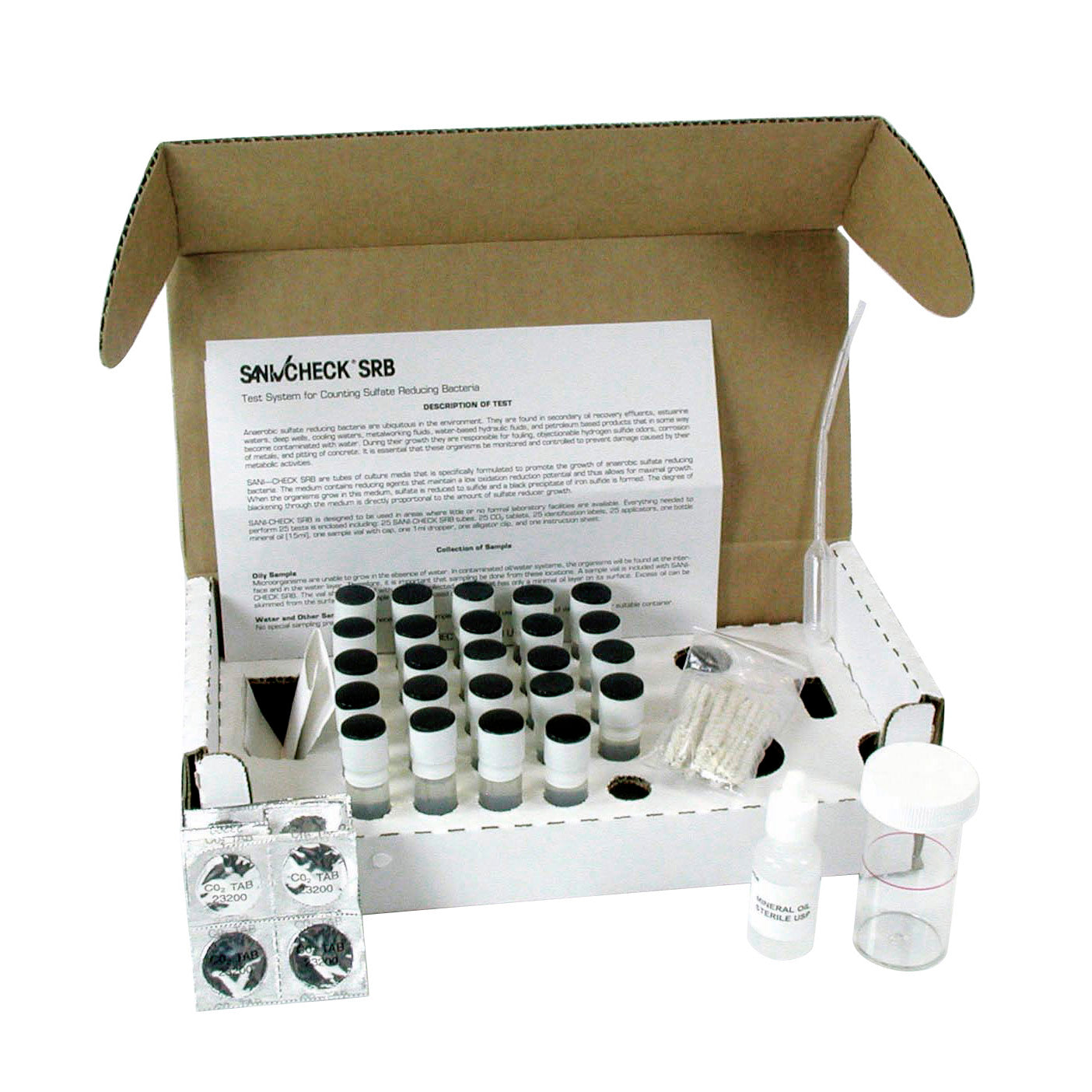 Visual Determination, Anaerobic Bacteria, Nutrient-Supported Growth, Sani-Check®, 25/box (<12 month shelf life)