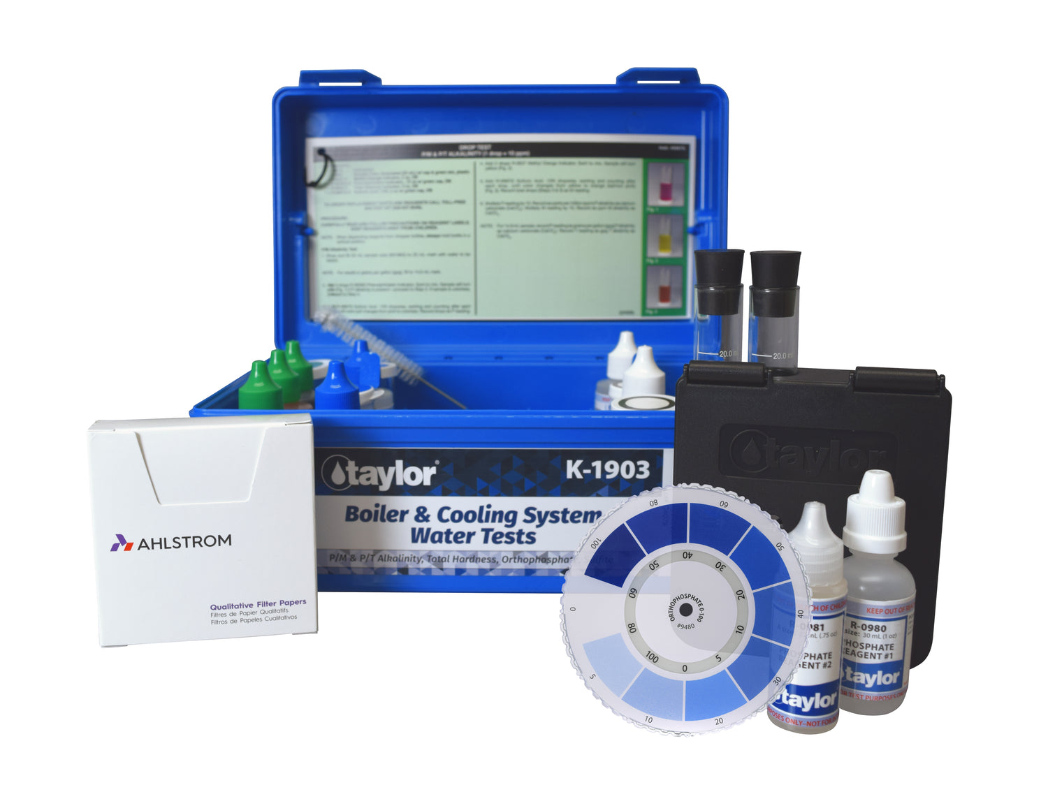 Color Wheel Kit for Boiler/Cooling Systems, Alkalinity/Hardness/Orthophosphate/Sulfite (Replaces K-1645-1)