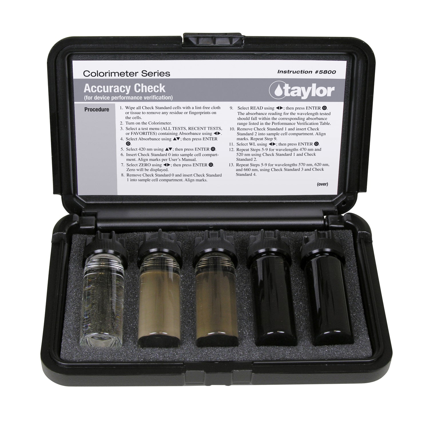 Colorimeter Reagent Pack, Accuracy Check Kit (for TTi Colorimeter Series)