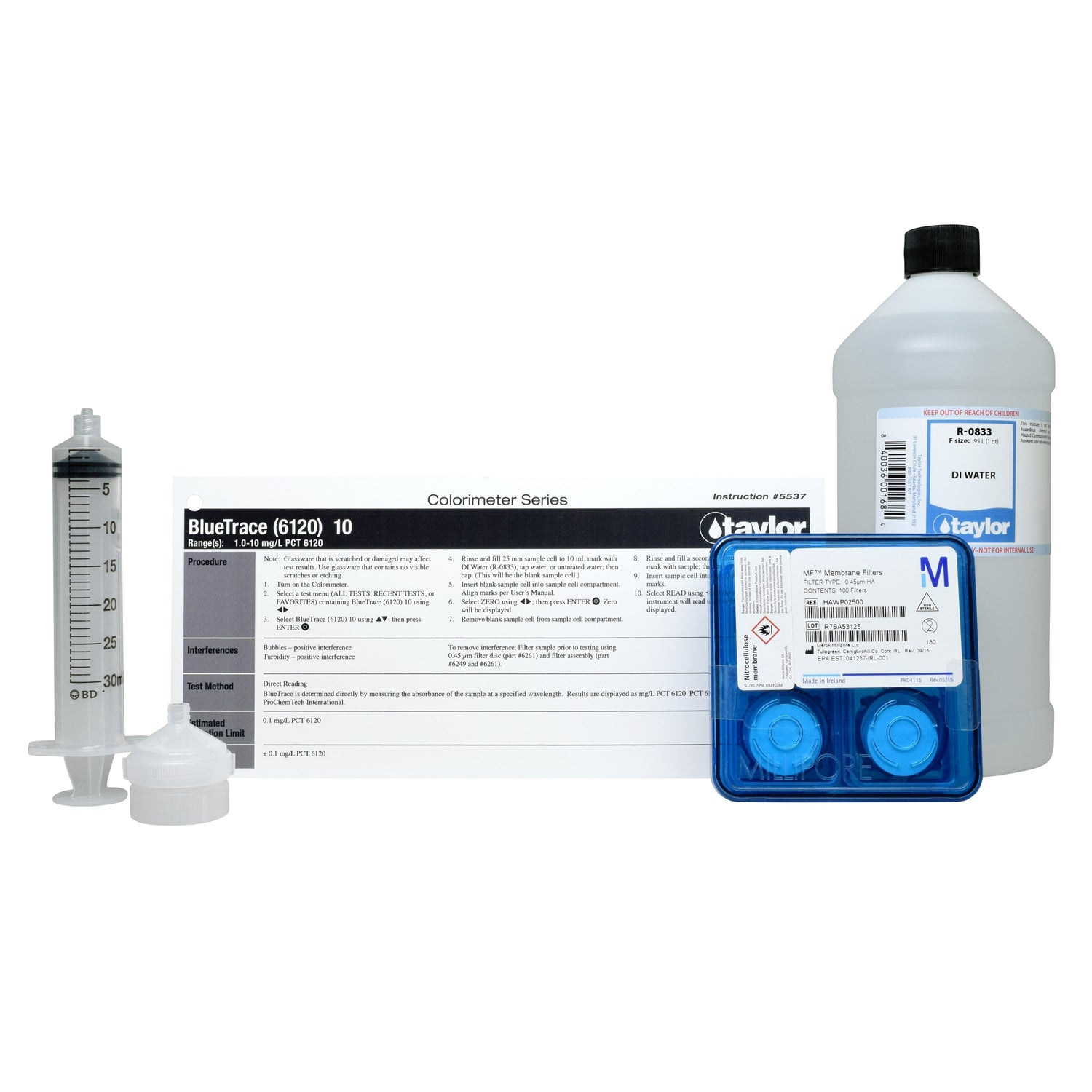 Colorimeter Reagent Pack, BlueTrace (6120), Direct Reading, 1.0-10 mg/L