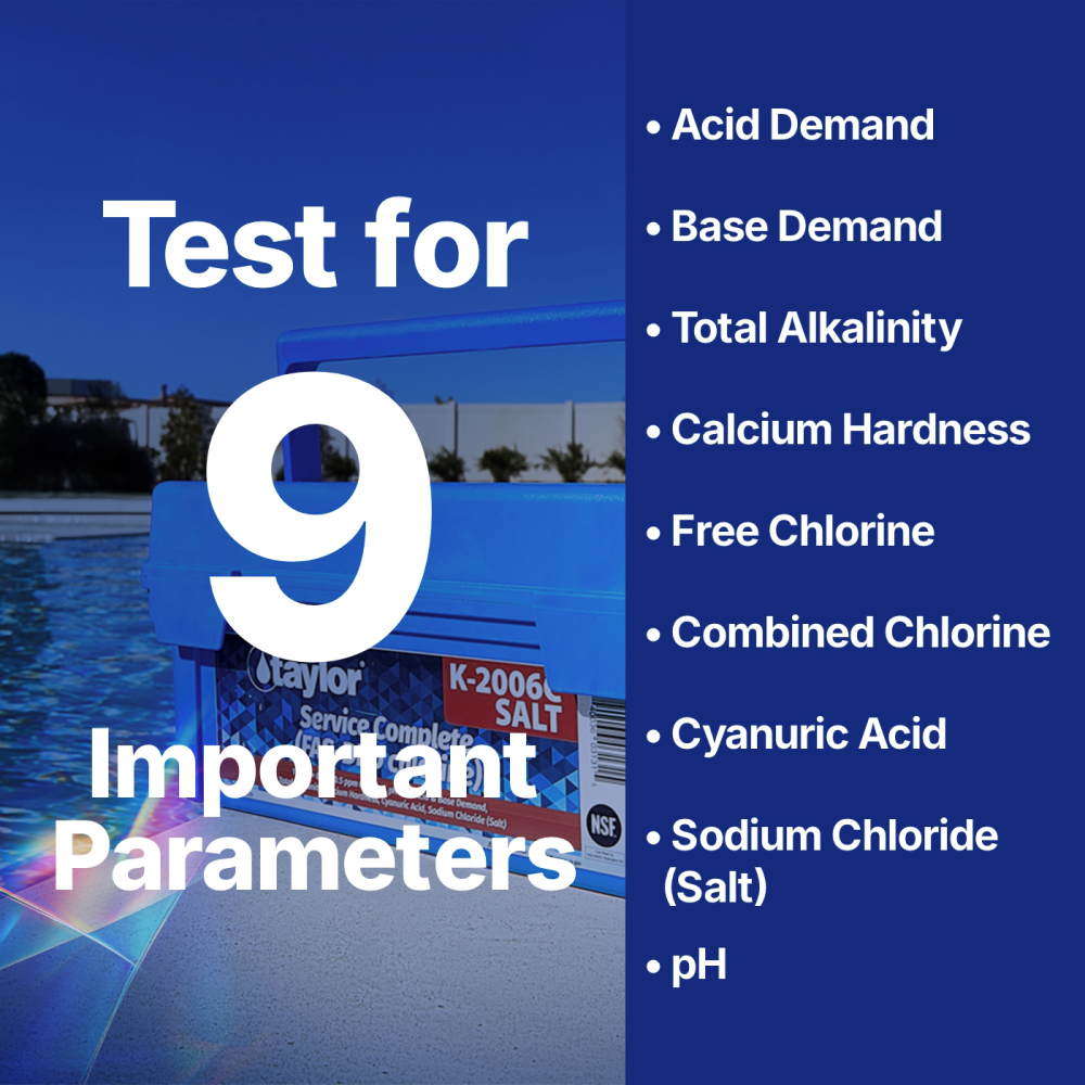 Complete™ Test Kit with Salt (FAS-DPD), 8-pack
