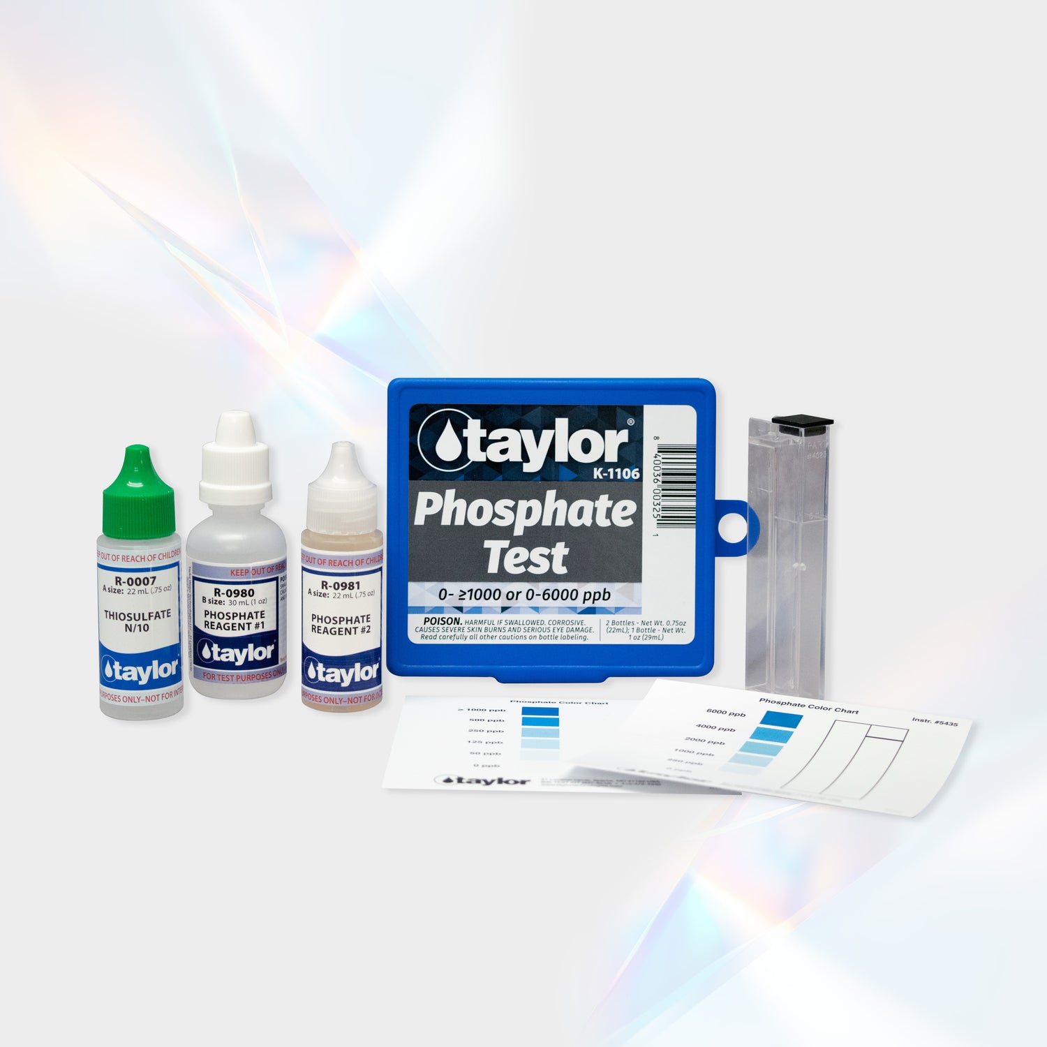 Phosphate Test Kit, Low & High Range
