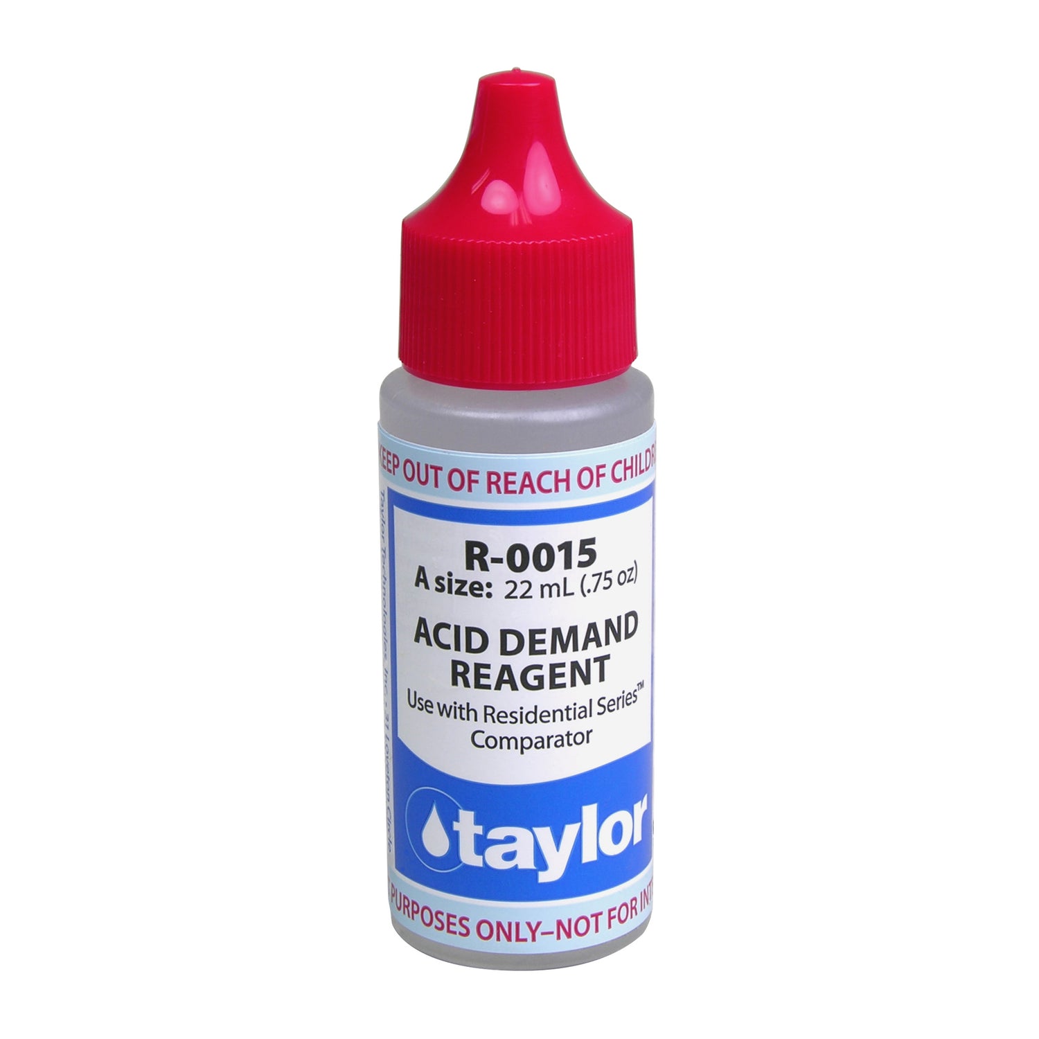Acid Demand Reagent (for Residential Series™), .75 oz, Dropper Bottle, 24-pack