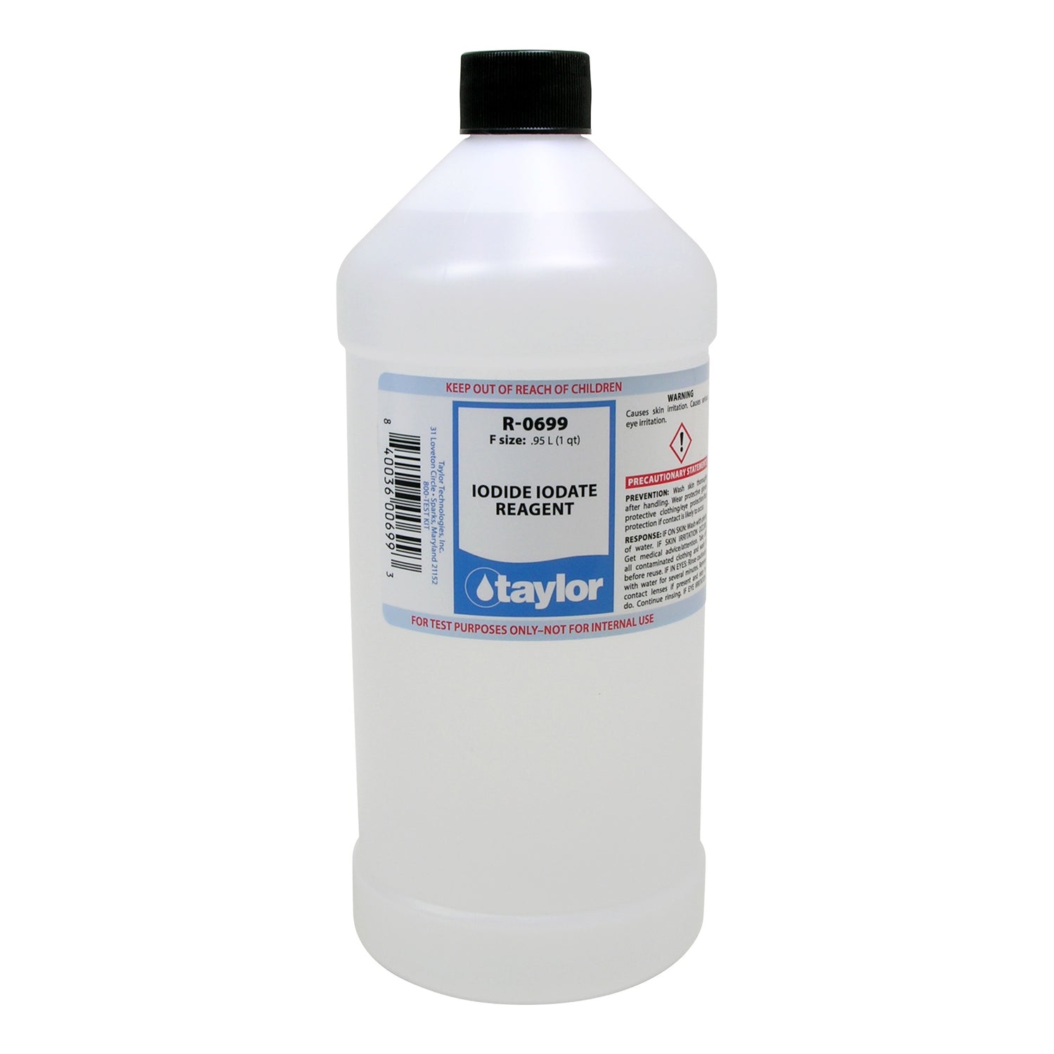 Iodide Iodate Reagent (1 drop = 10 ppm Na₂SO₃), 32 oz