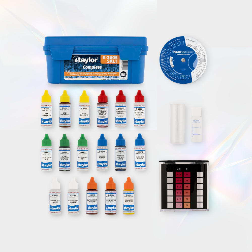 Taylor K-2005 Salt Complete pool water test kit