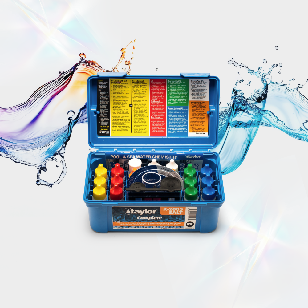 Open box Taylor K-2005 Complete Pool & Spa Test Kit