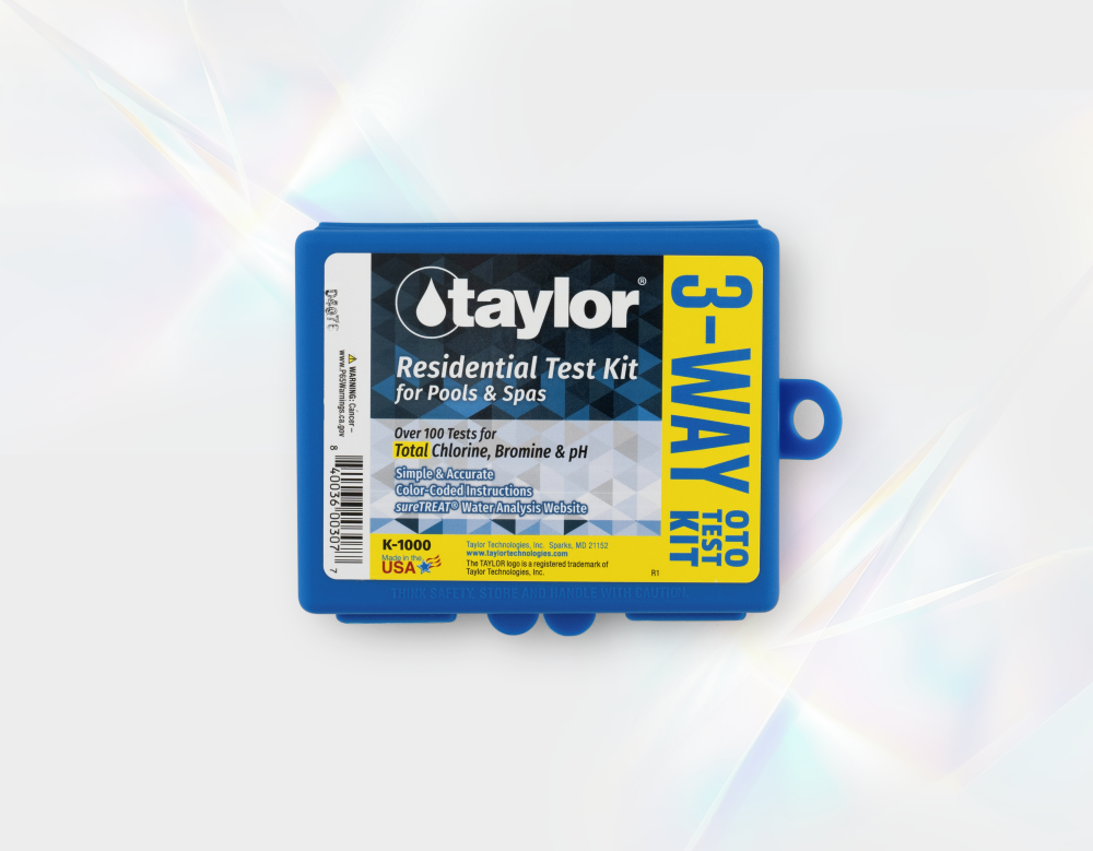 3-Way Test Kit for Pool & Spas (OTO), 12-Pack