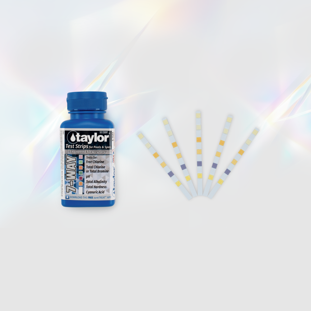 7-Way Test Strips for Pools & Spas