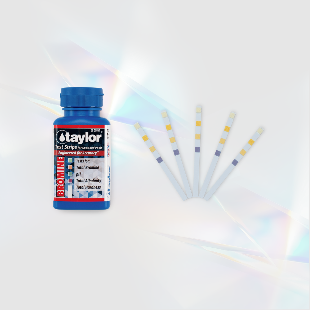 Bromine Test Strips for Pools & Spas