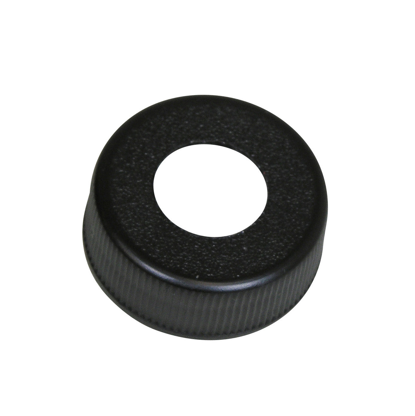 Cap, Buret, 28 mm w/ hole, black (for 2249, 2251, 2253, 2254)