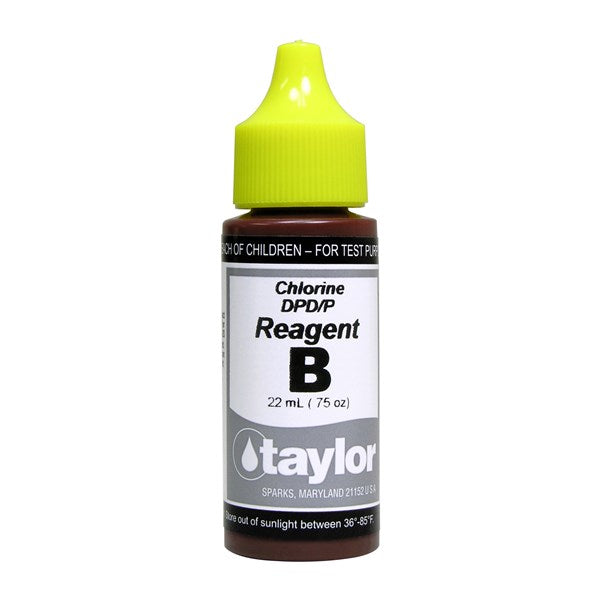 Colorimeter, Chlorine F&T DPD/P - Reagent B, .75 oz, Dropper Bottle