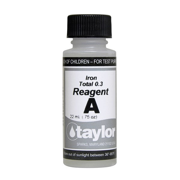 Colorimeter, Iron Total 0.3 - Reagent A, .75 oz – Taylor Technologies