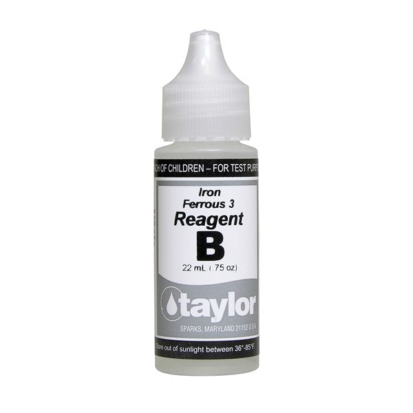 Colorimeter, Iron Ferrous 3 - Reagent B, .75 oz, Dispenser Tip – Taylor ...