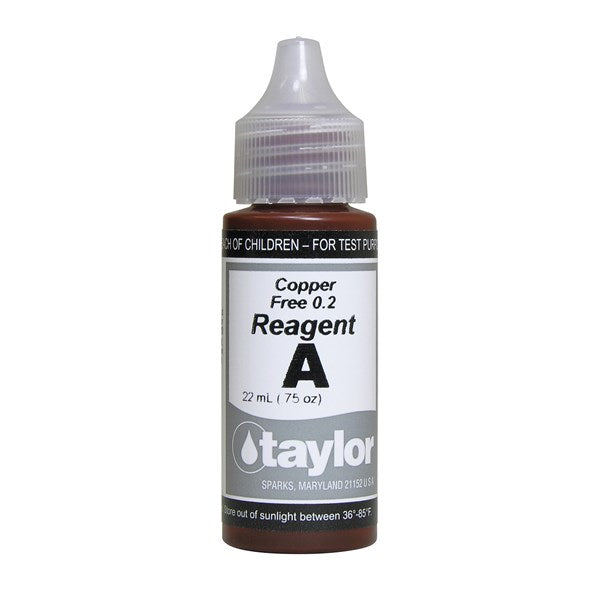 Colorimeter, Copper Free 0.2 - Reagent A, .75 oz, Dropper Bottle
