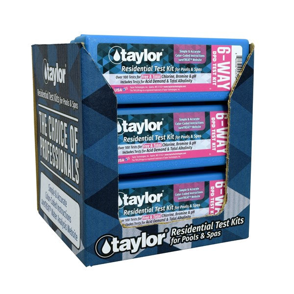 6-Way Test Kit for Pools & Spas (DPD), 6-Pack