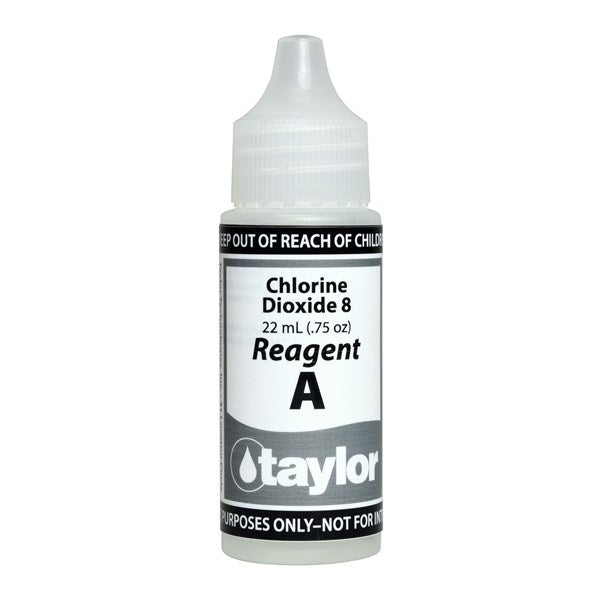 Colorimeter, Chlorine Dioxide 8 - Reagent A, .75 oz, Dropper Bottle