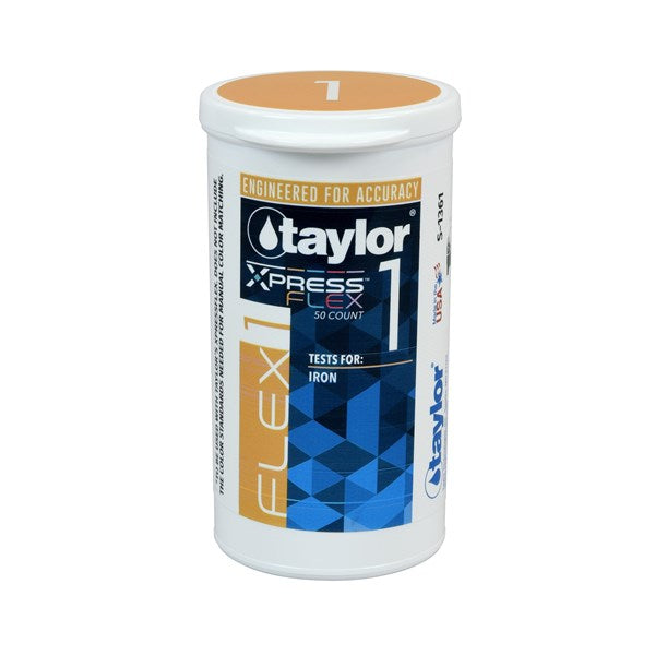 Flex 1 Strips for Iron (50/bottle), 6-pack | Taylor Water Technologies Oficial