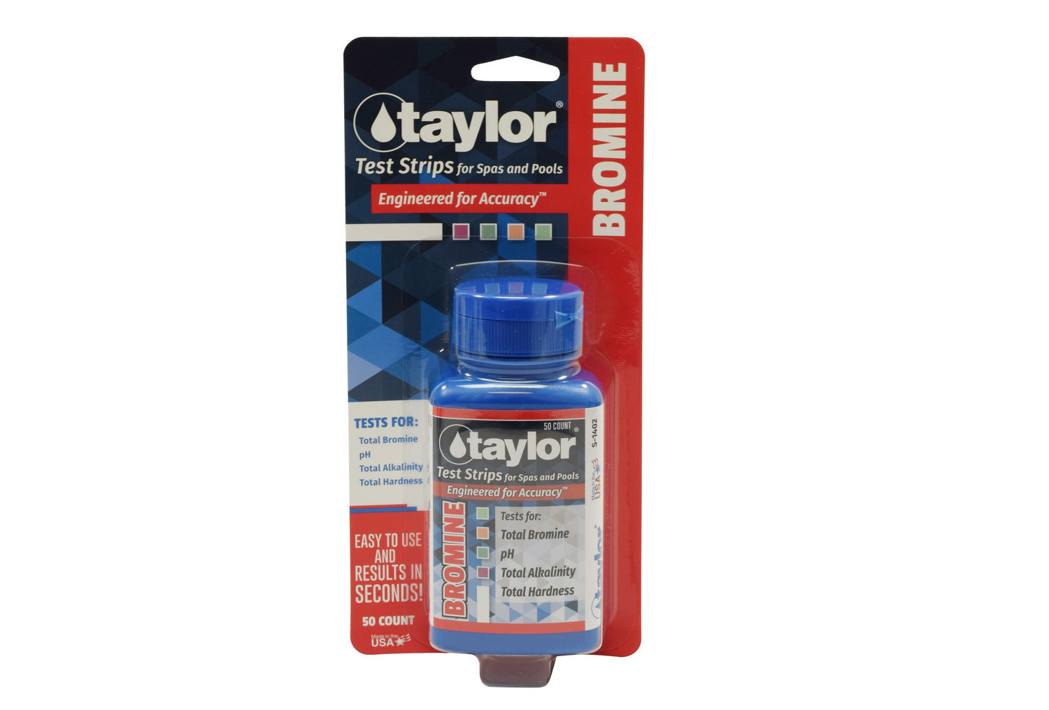 Bromine Test Strips for Pools & Spas