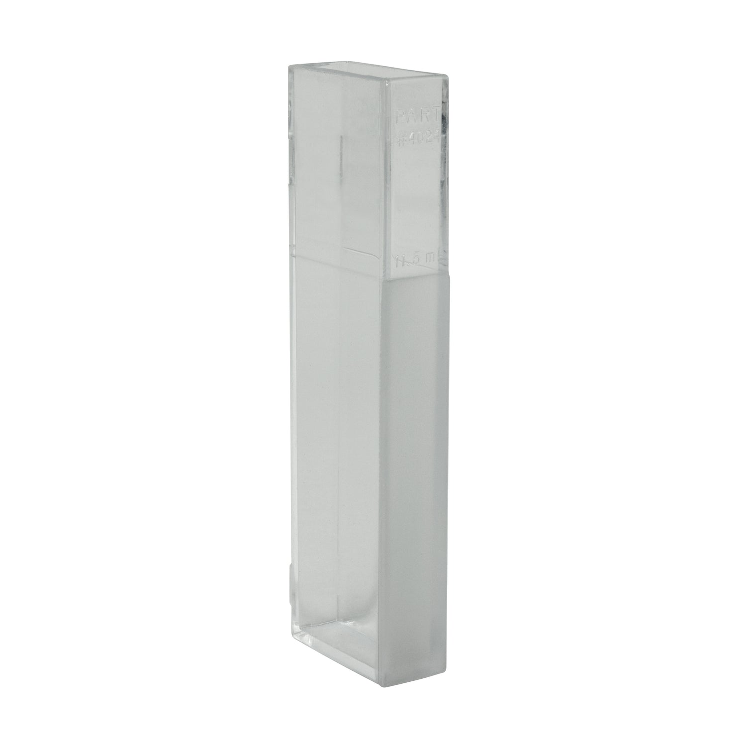 Test Cell, Calibrated (11.5 mL), plastic, rectangular (cap 3243 sold separately)