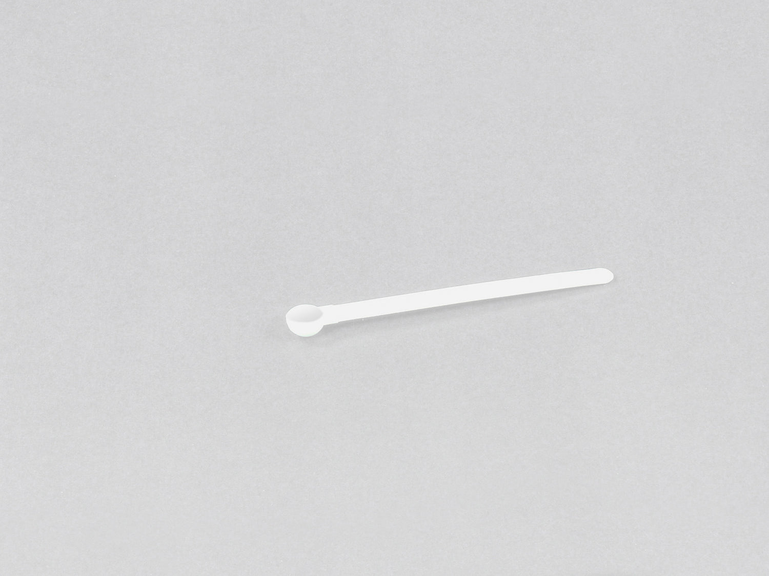 Dipper Spoon, 0.15 g, plastic, white