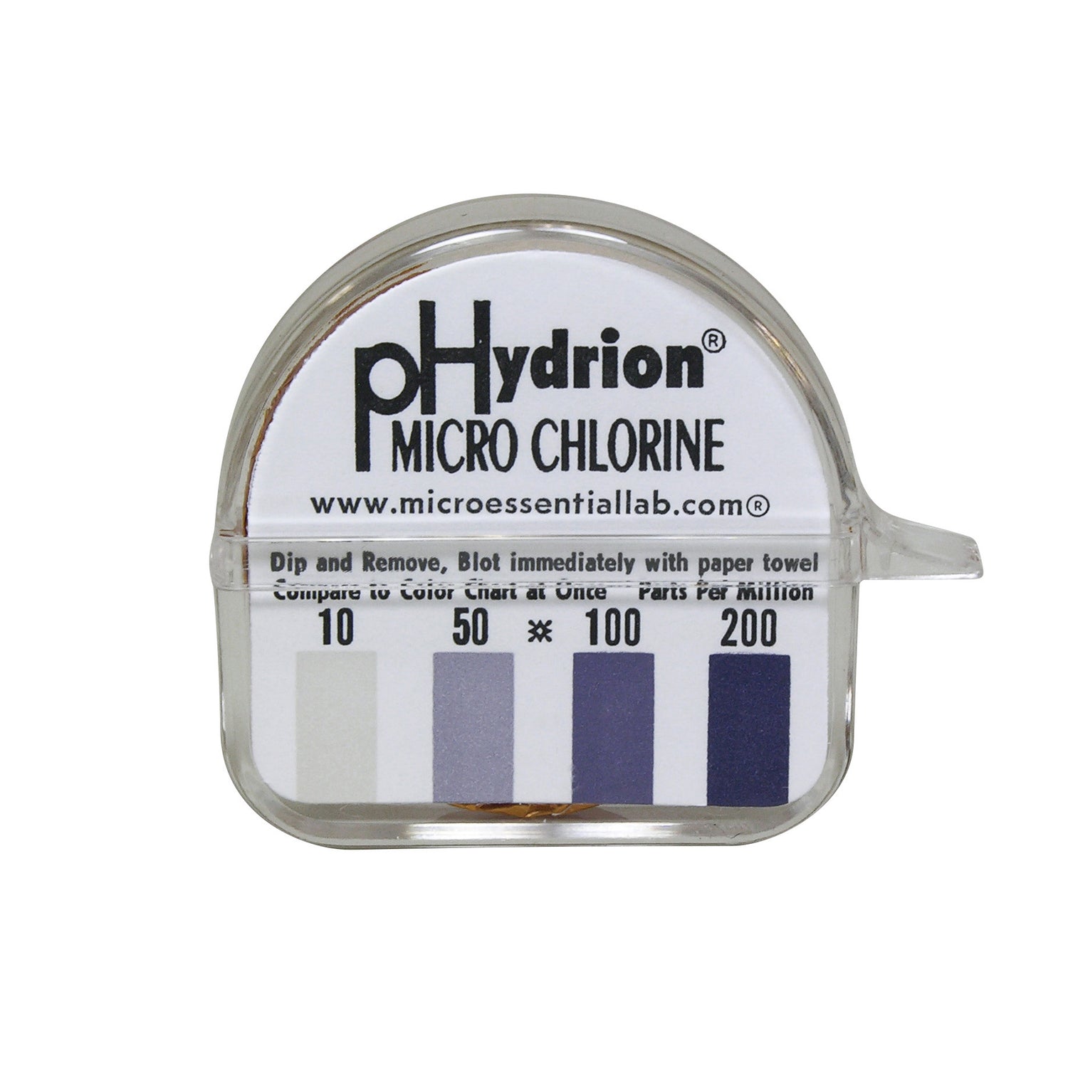 Test Paper, Dispenser Roll, Chlorine, 10-200