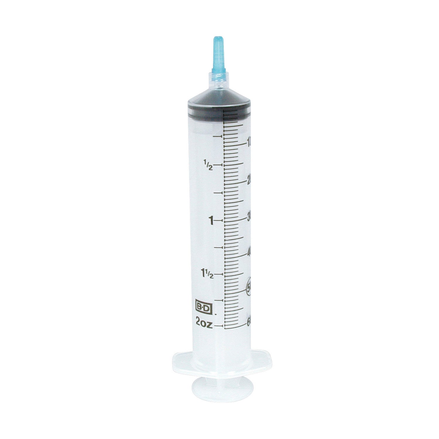 Syringe (no filter disc holder or filter discs), 60 mL, plastic