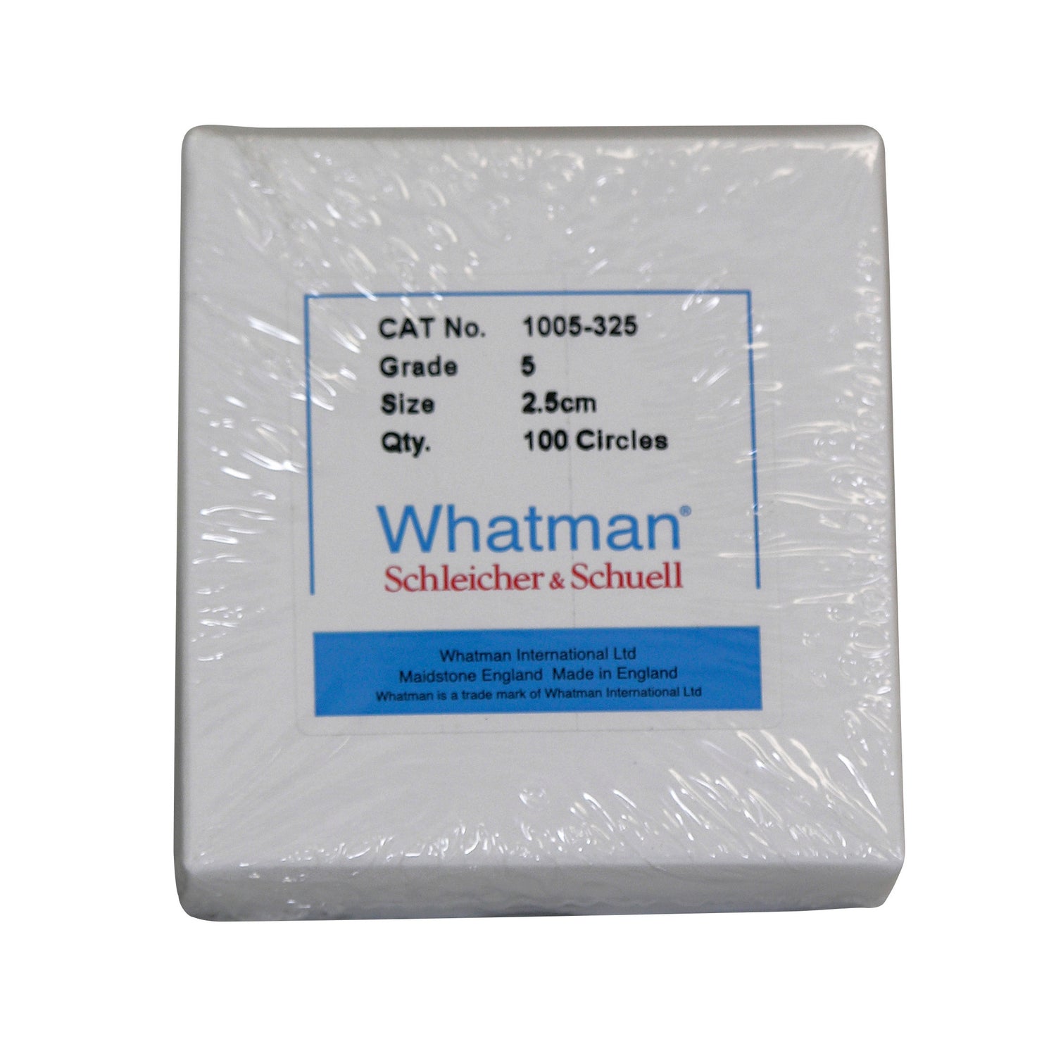 Filter Discs, 25 mm diameter, 2.5 µm, Whatman™, 100/box (for 6249)