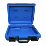 Case, AttachÃ©, 15.5" w x 13.25" d x 5.5" h, plastic, blue