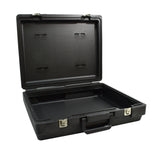 Case, Professional w/ compartments, fits 60 mL bottles, 18.5" w x 15.5" d x 5.5" h, black, metal latches