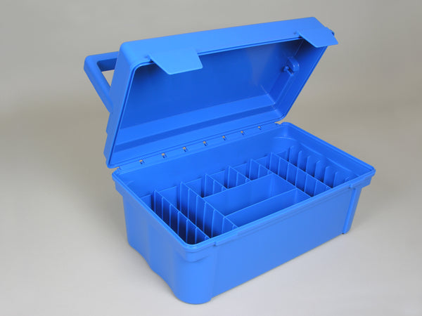 Case, Multipurpose, Ribbed w/ compartments, fits 22 mL/60 mL