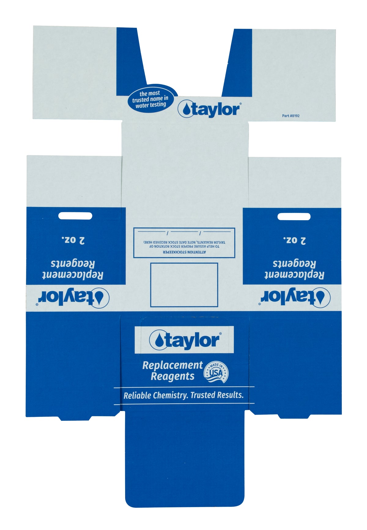Display Carton (for 2 oz reagents; holds 12 bottles)