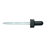 Pipet (eye dropper), Calibrated (0.5 mL & 1.0 mL) w/ 20 mm cap, plastic