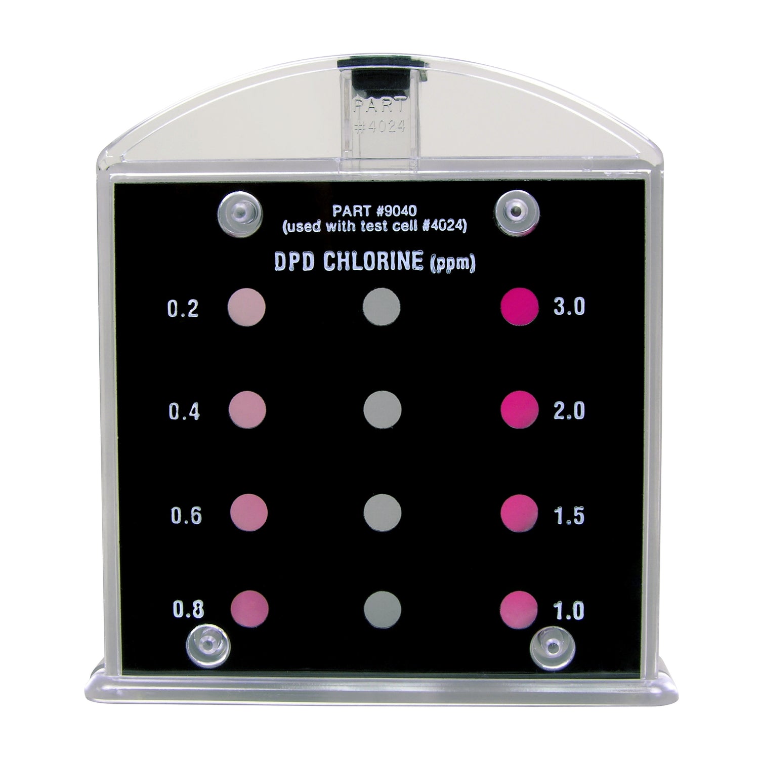 Midget Comparator, Chlorine (free/total), DPD, 0.2-3.0 ppm