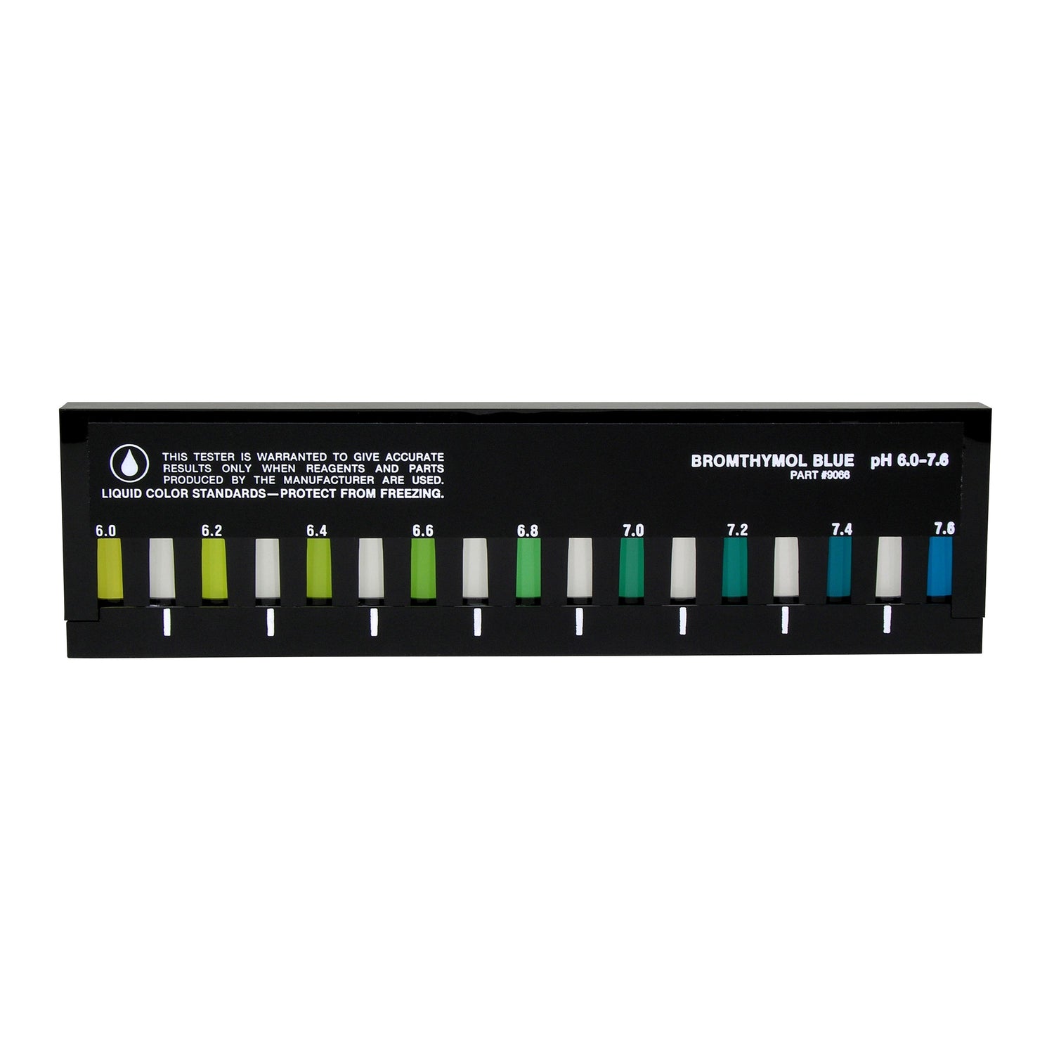 Slide Comparator, pH, Bromthymol Blue, 6.0-7.6