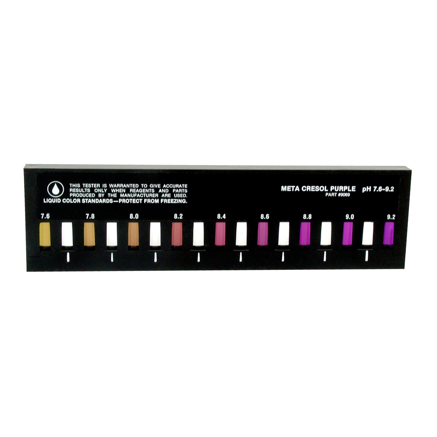 Slide Comparator, pH, Meta Cresol Purple, 7.6-9.2