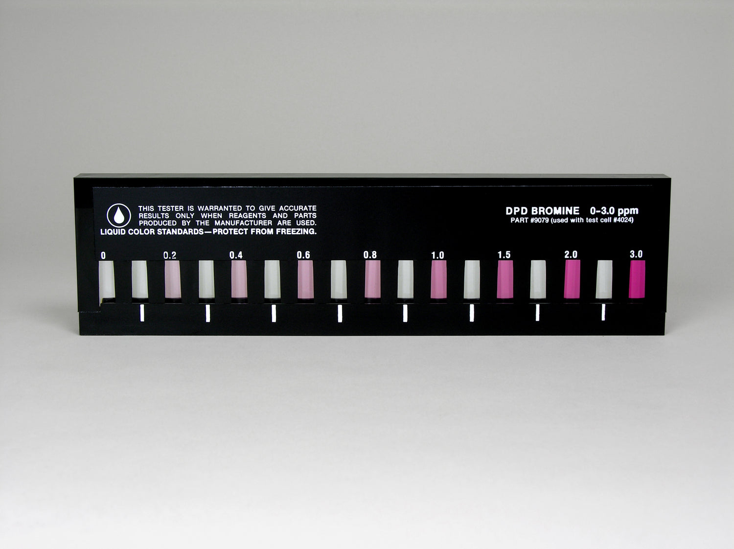 Slide Comparator, Bromine (total), DPD, 0-3.0 ppm