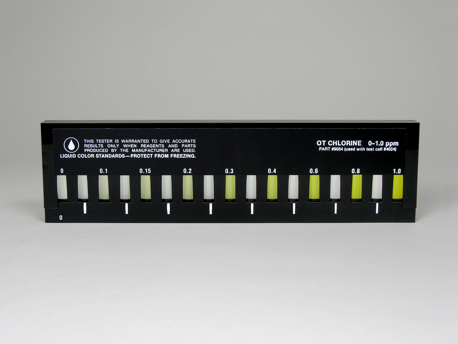 Slide Comparator, Chlorine (total), OT, 0-1.0 ppm