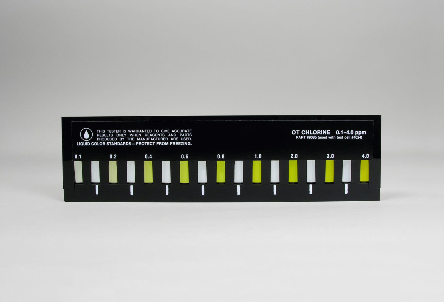 Slide Comparator, Chlorine (total), OT, 0.1-4.0 ppm