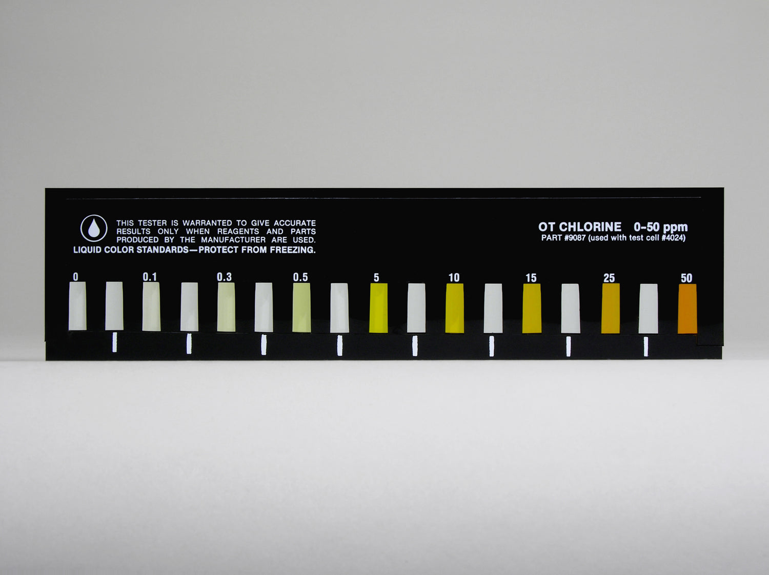 Slide Comparator, Chlorine (total), OT, 0-50 ppm