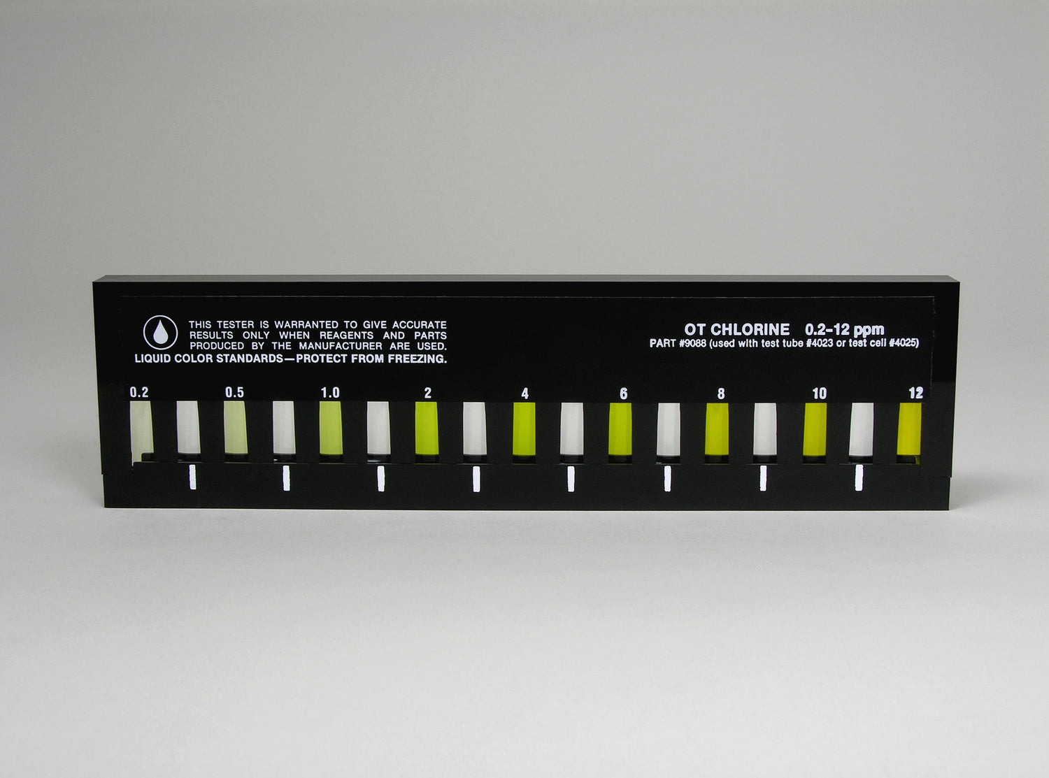 Slide Comparator, Chlorine (total), OT, 0.2-12 ppm