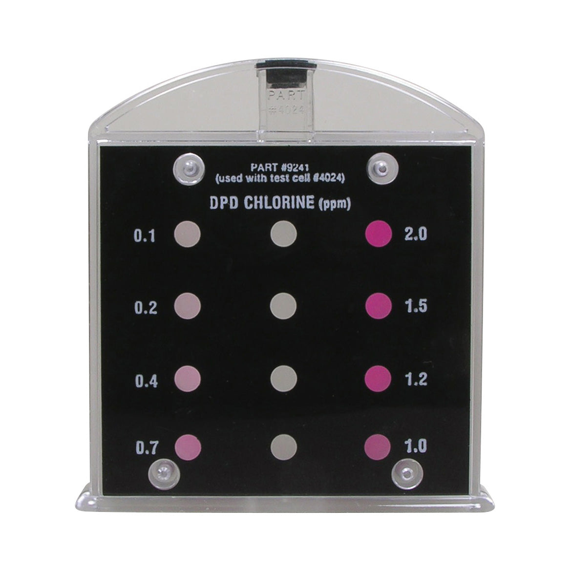 Midget Comparator, Chlorine (free/total), DPD, 0.1-2.0 ppm