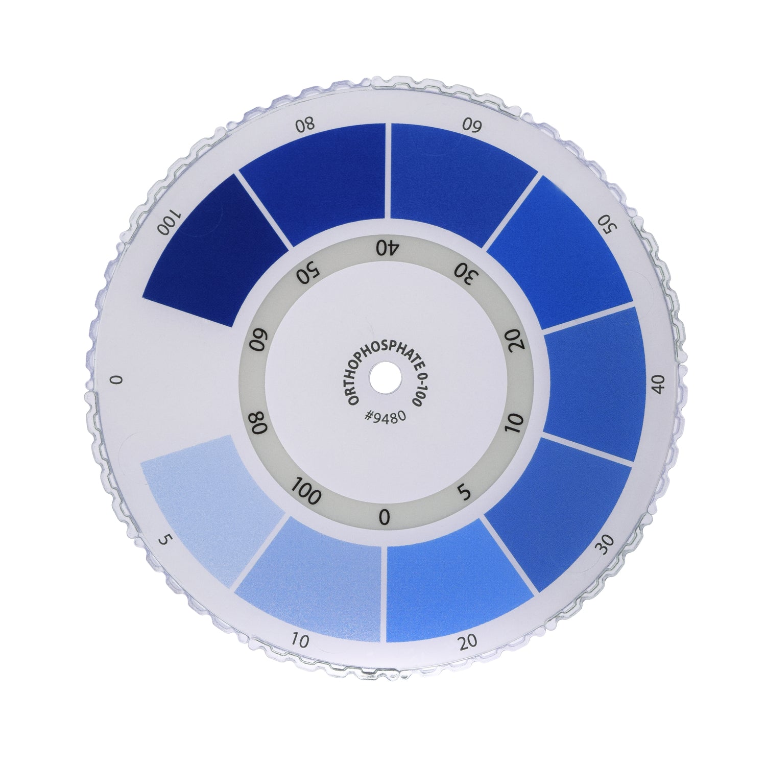 Color Wheel, Orthophosphate, 0-100ppm (Replaces 9110, 9350, 9025, 9026, 9028)