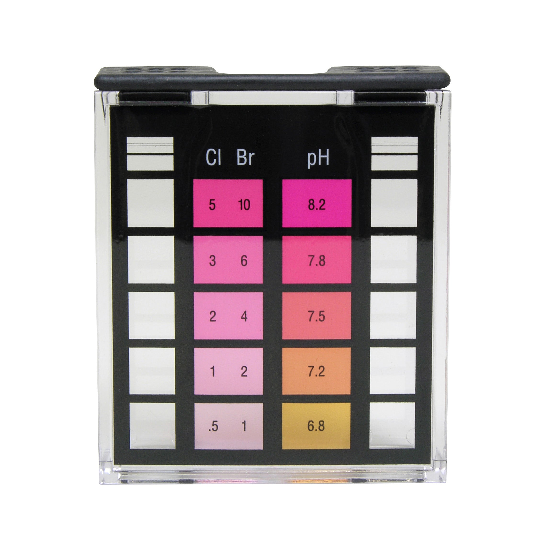 Pool Comparator Residential Series™ Comparator, Bromine & Chlorine (hi range), DPD/pH ...
