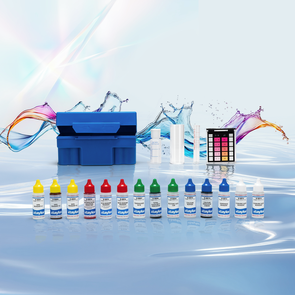 9-Way Test Kit for Pools & Spas (DPD), 4-Pack