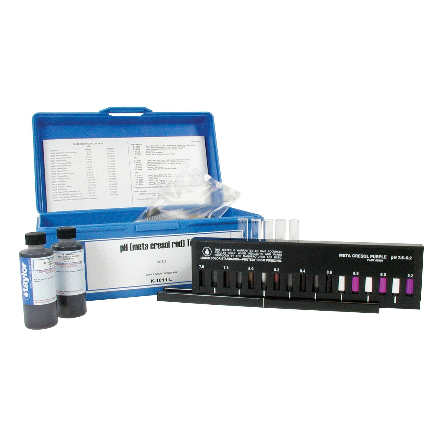 Slide Comparator, pH, Meta Cresol Purple, 7.6-9.2